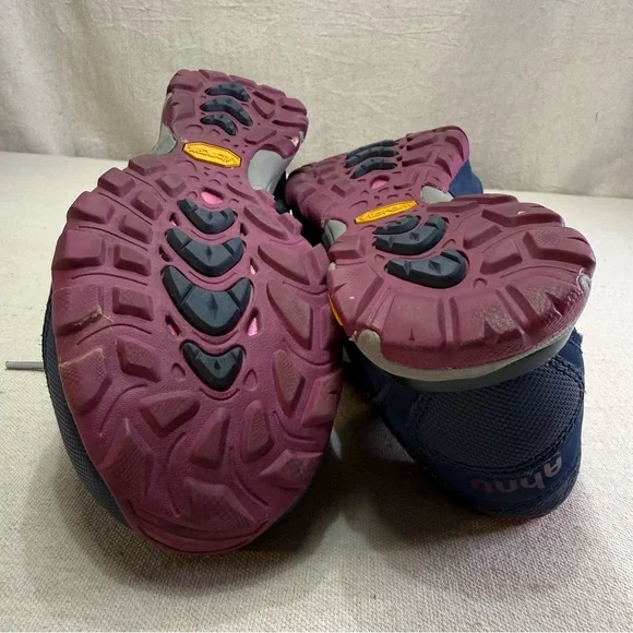 Ahnu Sugarpine Low Women's Size 8 Vibram Hiking Running Shoes Gray Navy - Picture 6 of 16